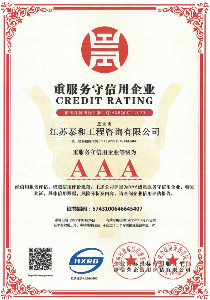 AAA重服務守信用企業